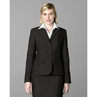 Twin Hill Womens Jacket Chocolate Poly 3-button