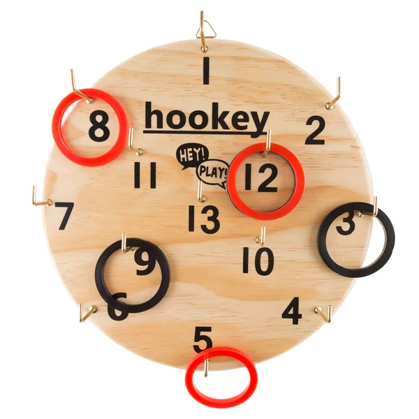 Hey! Play! Hookey Ring Toss Game Set for Outdoor or Indoor Play, Safe Alternative to Darts - 12" Diameter - 12" Diameter