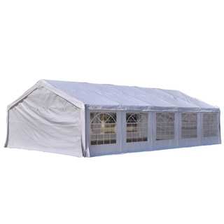 Outsunny White Carport Party Tent Canopy