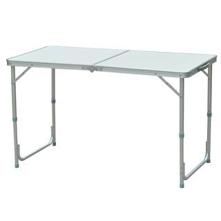 Outsunny Aluminum Folding Camping Table with Carrying Handle