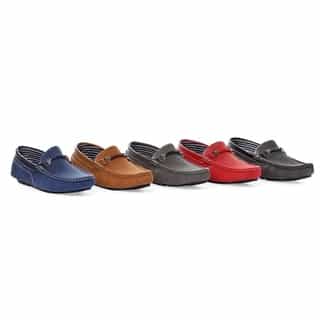 Miko Lotti Men's Driver Shoes with Chain Detail