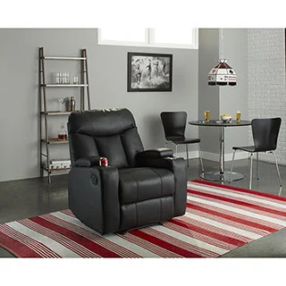 ProLounger Tuff Stuff Black Synthetic Leather Wall Hugger Recliner