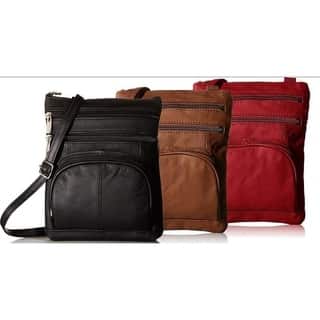 AFONiE Super Soft Leather Crossbody Bag - 8 Colors