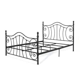 Caragh Classical Metal Queen-Sized Bed Frame by Christopher Knight Home