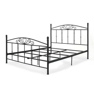 Pallas Classical Metal Queen-Sized Bed Frame by Christopher Knight Home
