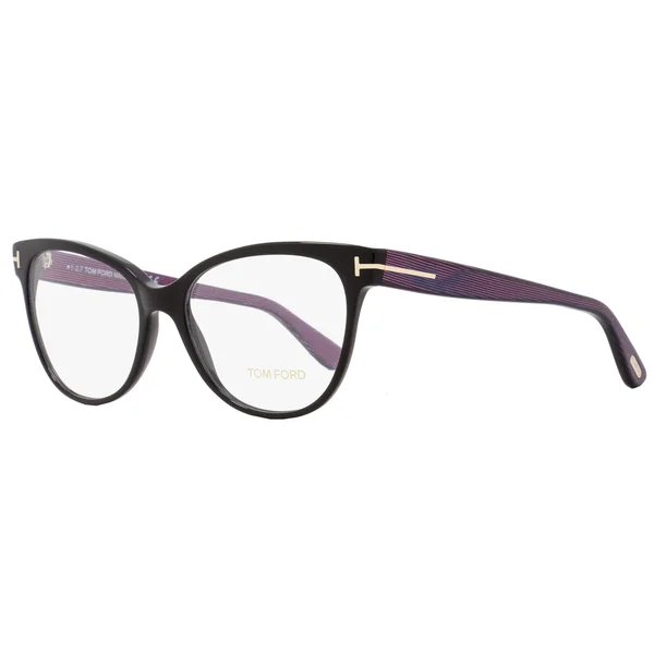 Tom Ford TF5291 005 Womens Black/Iridescent Chalkstripe 55 mm Eyeglasses