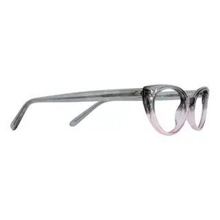 St. Moritz Rhona Gray Blush Eyeglass Frame - Grey/Pink