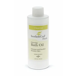 Medline Bath Oil Soothe & Cool, 3.5-ounce (Case of 96)