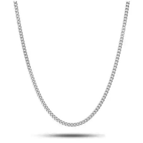 Pori Jewelers 925 Sterling Silver High Polished 2.1MM Cuban 060 Chain necklace