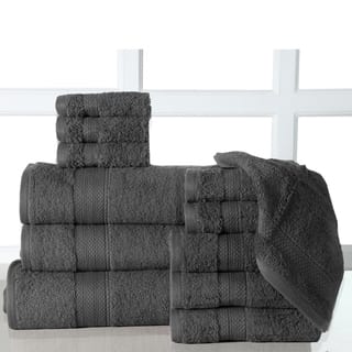 12-Piece Bath Towel Sets with Oversized Bath sheet