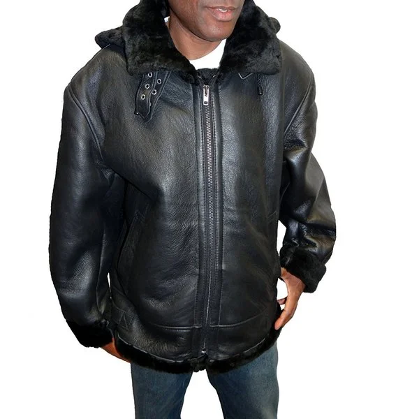 Isabel Ricci Men's B3 Shearling Leather Jacket
