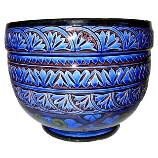 Mediterranean Ceramic Planter (Morocco)