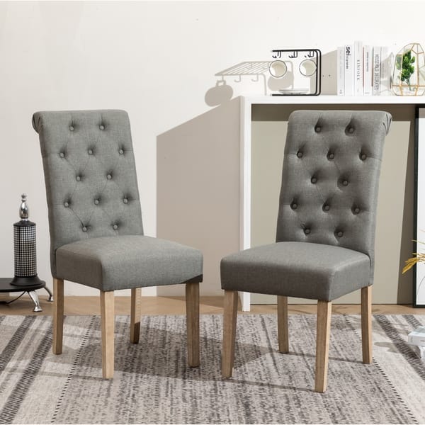 Copper Grove Schwalbach Upholstered Parsons Dining Chair (Set of 2)