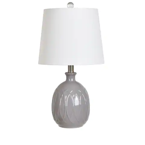 Grey 21.25-inch Table Lamp