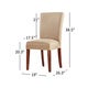 Parson Classic Upholstered Dining Chair (Set of 2) by iNSPIRE Q Bold - Thumbnail 9