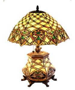 Tiffany-style Double Lite Table Lamp