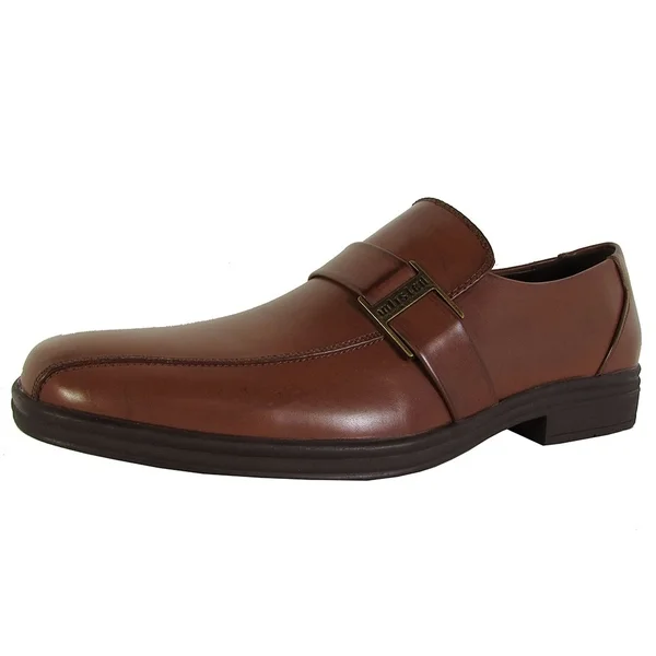 Kenneth Cole Unlisted Mens Lay Low Slip On Loafer Shoes, Cognac