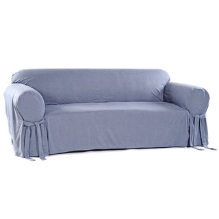Classic Slipcovers Ultimate Suede Sofa Slipcover