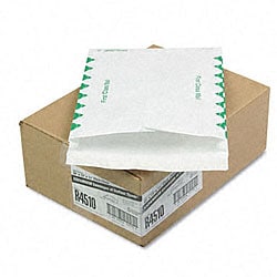 DuPont Tyvek Exp. Envelopes with Green Diamond Borders (Pack of 100)