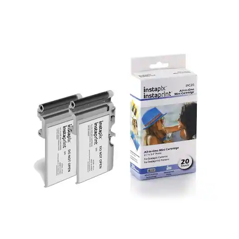 Instaprint Cartridge 2 Pack for Minolta Instapix Cameras with 20 Total Prints