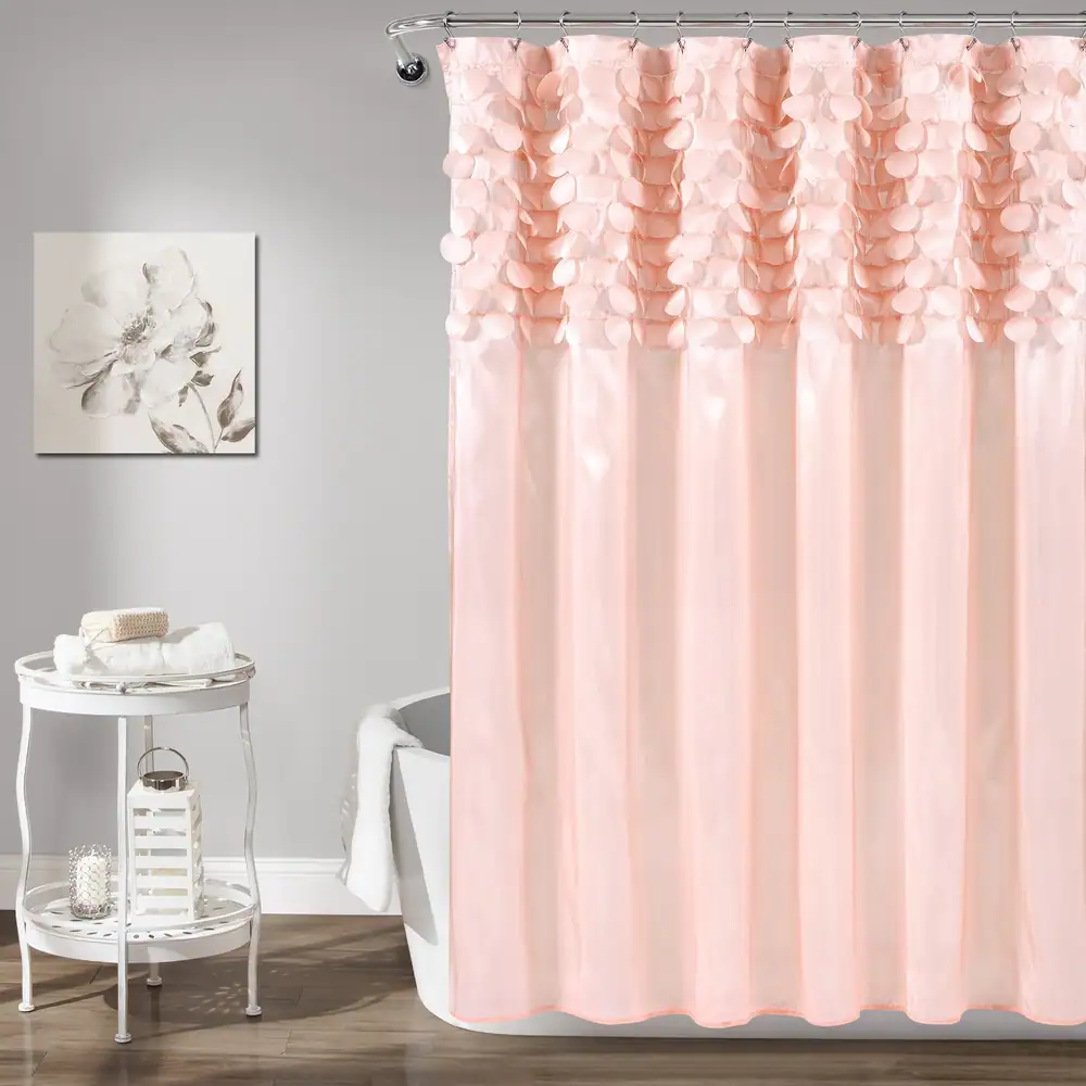 Porch & Den Mill Creek Circle Accent Shower Curtain