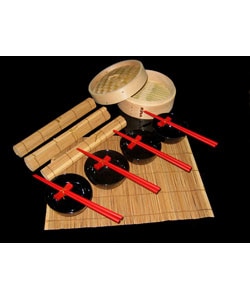 Red Vanilla 18-piece Bamboo Steamer Set
