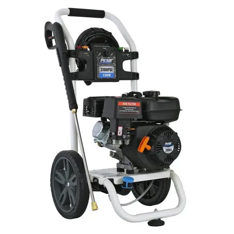 Pulsar 3,100 PSI Gas-Powered Pressure Washer with Quick Connect Nozzles