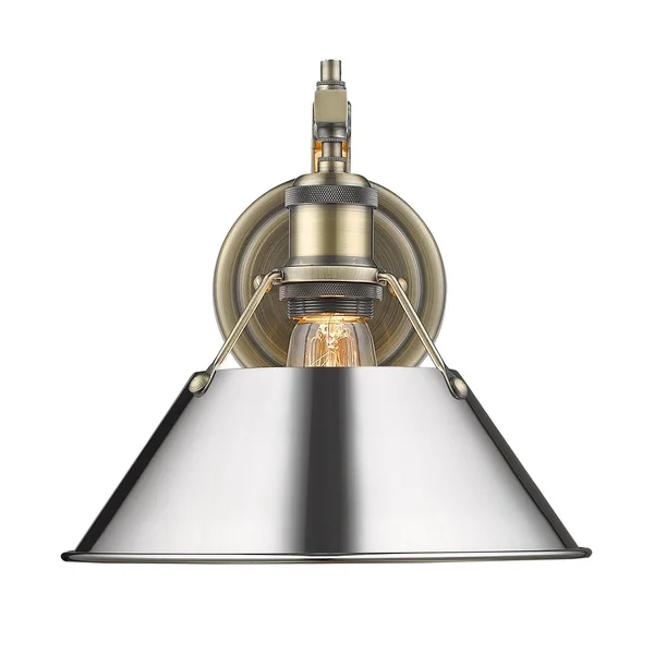Orwell 1-light Conical Metallic Wall Sconce