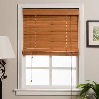 Customized 20-inch Real Wood Window Blinds