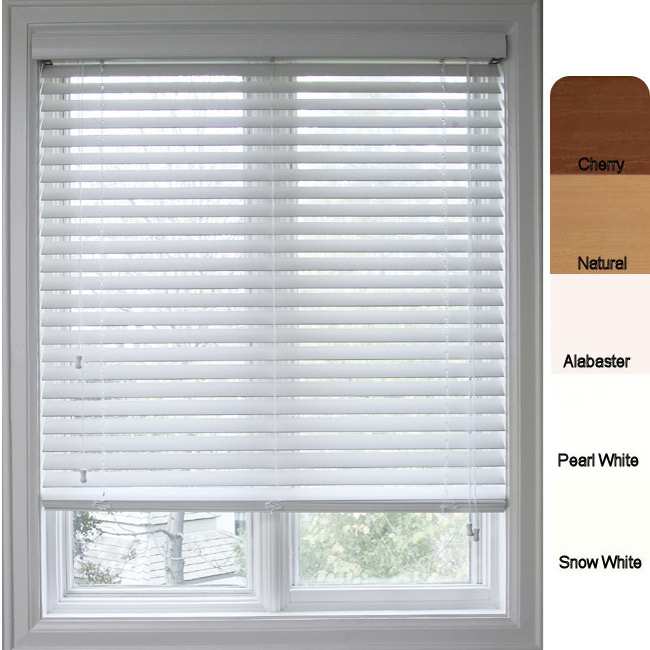 Arlo Blinds Customized Faux Wood 63-inch Window Blinds