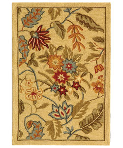 Safavieh Handmade Paradise Ivory Wool Rug (1'8 x 2'6)