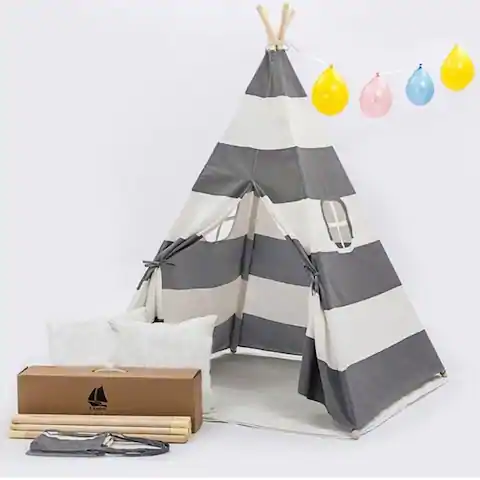 Teepee Tent for Children with Carry Case Indoor & Outdoor Playing