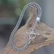 Handmade Dragon Bone Elegant Braided .925 Sterling Silver Bracelet (Indonesia) - Thumbnail 5