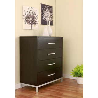 Furniture of America Modern 4-drawer Wood and Metal Chest