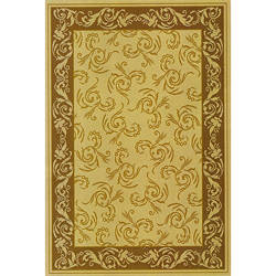 Scroll Indoor/ Outdoor Area Rug (2' x 7'6)