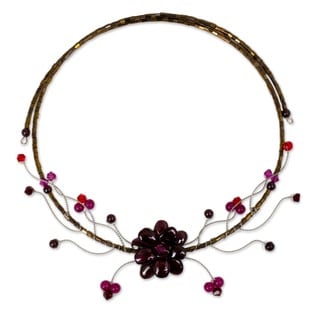 'Crimson Beauty' Garnet Choker (Thailand)