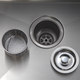 KRAUS 32 Inch Undermount 60/40 Double Bowl 16 Gauge Stainless Steel Kitchen Sink with NoiseDefend Soundproofing