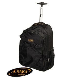A.Saks Expandable Rolling 15.4-inch Laptop Backpack