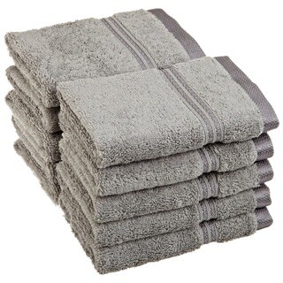 Superior Plush & Absorbent 600 GSM Combed Cotton Washcloth (Set of 10)