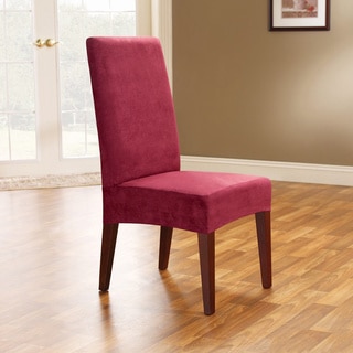 Sure Fit Smooth Suede Shorty Dining Room Chair Cover