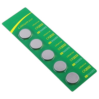 INSTEN Three-volt High-energy Lithium Coin Battery CR2032 (Pack of Five)