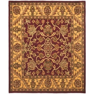 Safavieh Handmade Golden Jaipur Burgundy/ Gold Wool Rug (3' x 5')