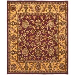 Safavieh Handmade Golden Jaipur Burgundy/ Gold Wool Rug (8'3 x 11')
