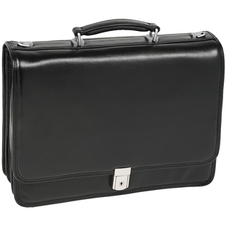 McKlein Black River North Triple Compartment 17-inch Laptop Briefcase