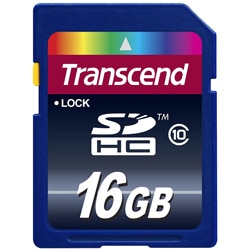 Transcend 16GB Secure Digital High Capacity (SDHC) Class 6 Card