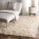 preview thumbnail 1 of 32, nuLOOM Hand-woven Flokati Wool Shag Area Rug