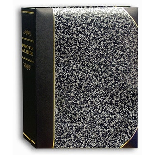 Pioneer Silver Marble Ledger Cover 5x7 Bookstyle Bi-directional Memo Albums (Pack of 2)