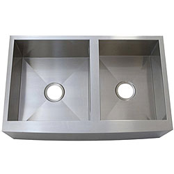 Stainless Steel 'Denver' Double-bowl Sink