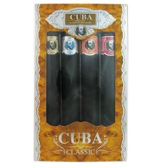 Cuba 4-piece Men's Fragrance Sampler Set
