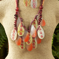 Tribal Mother of Pearl 3-piece Jewelry Set (Philippines)